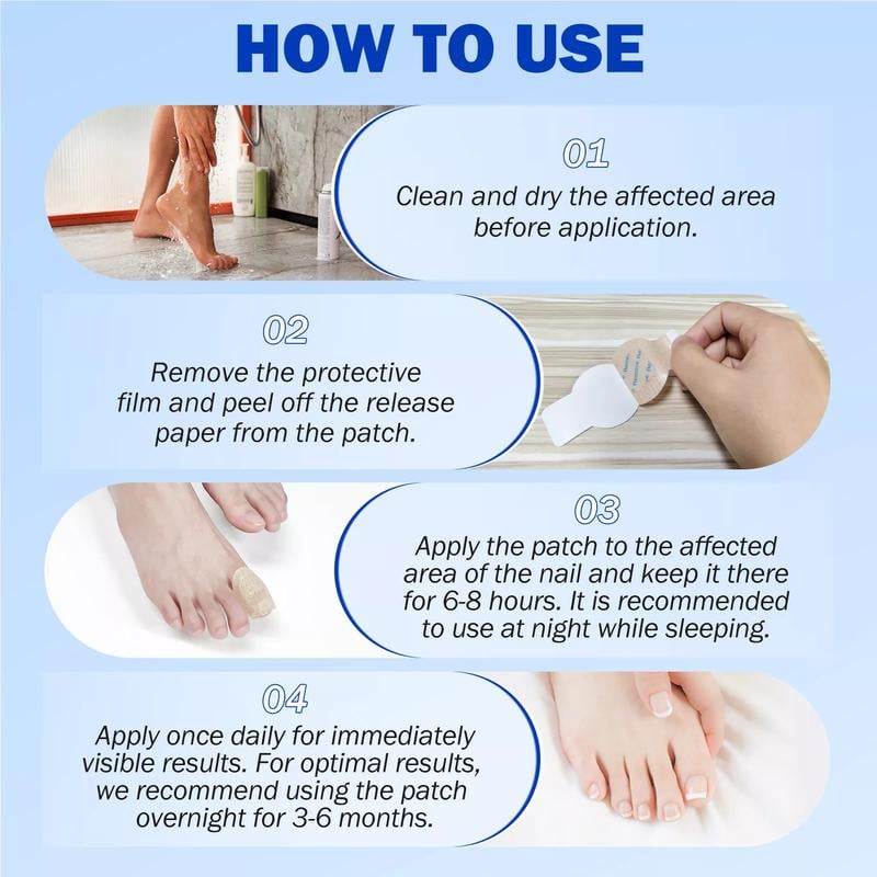 🔥LAST DAY ONLY 50% OFF🔥21 Pcs Fungal Nail Patches⚡BUY 3 GET 1 FREE