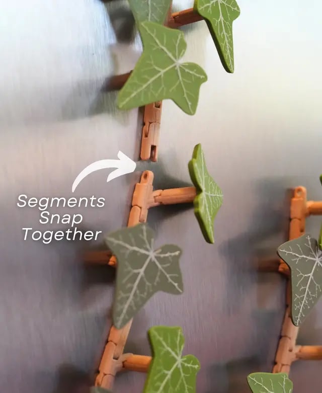 💥🌳 Ivy Fridge Magnet with Articulating Stems💞