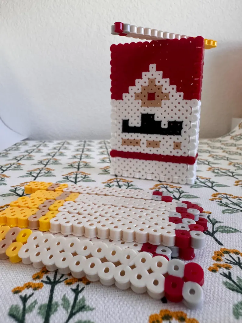 Kandi Cigarette Box - Collectible Perler Trading box📦