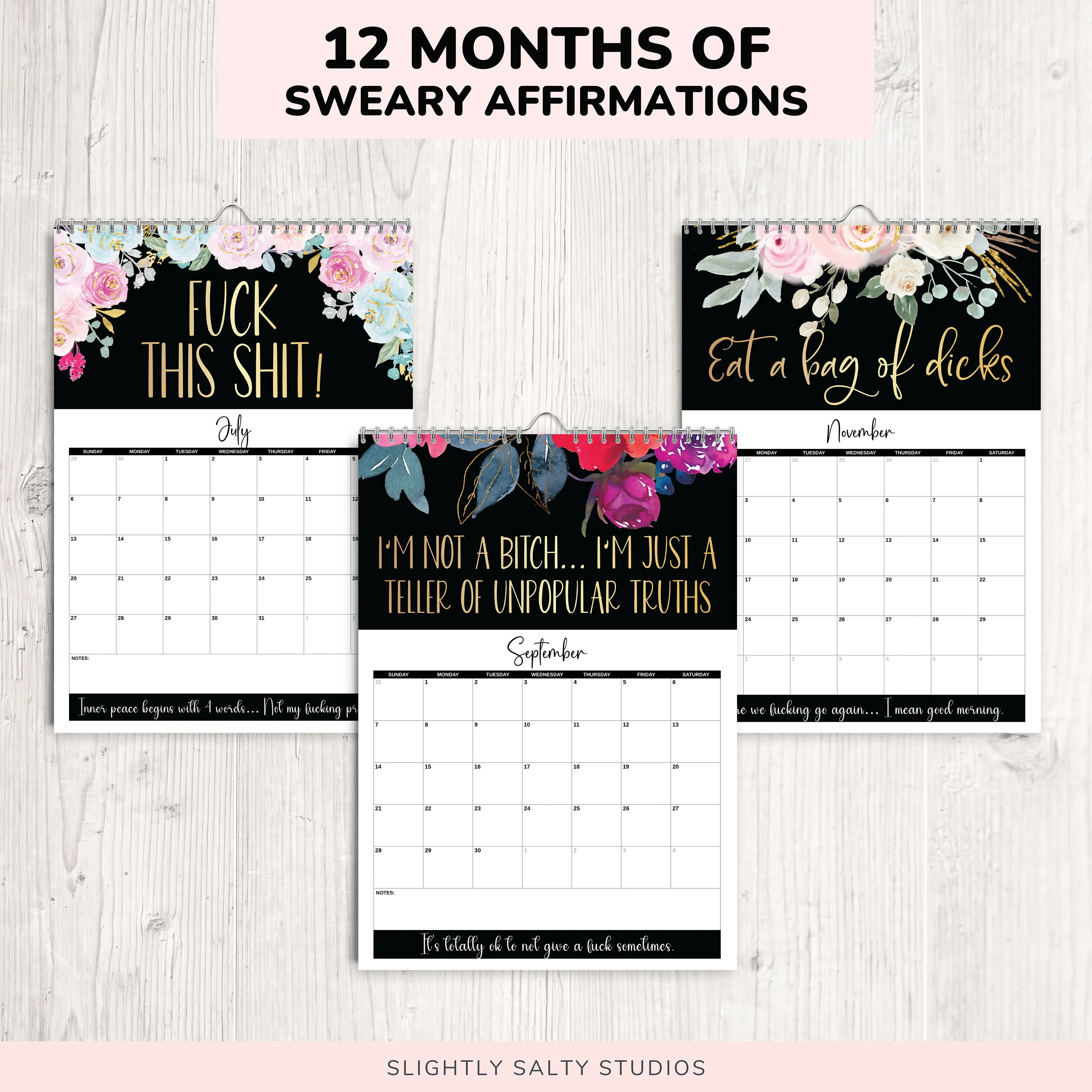 🔥Hot Sale 49% OFF - 2025 Funny Large Sweary Wall Calendar
