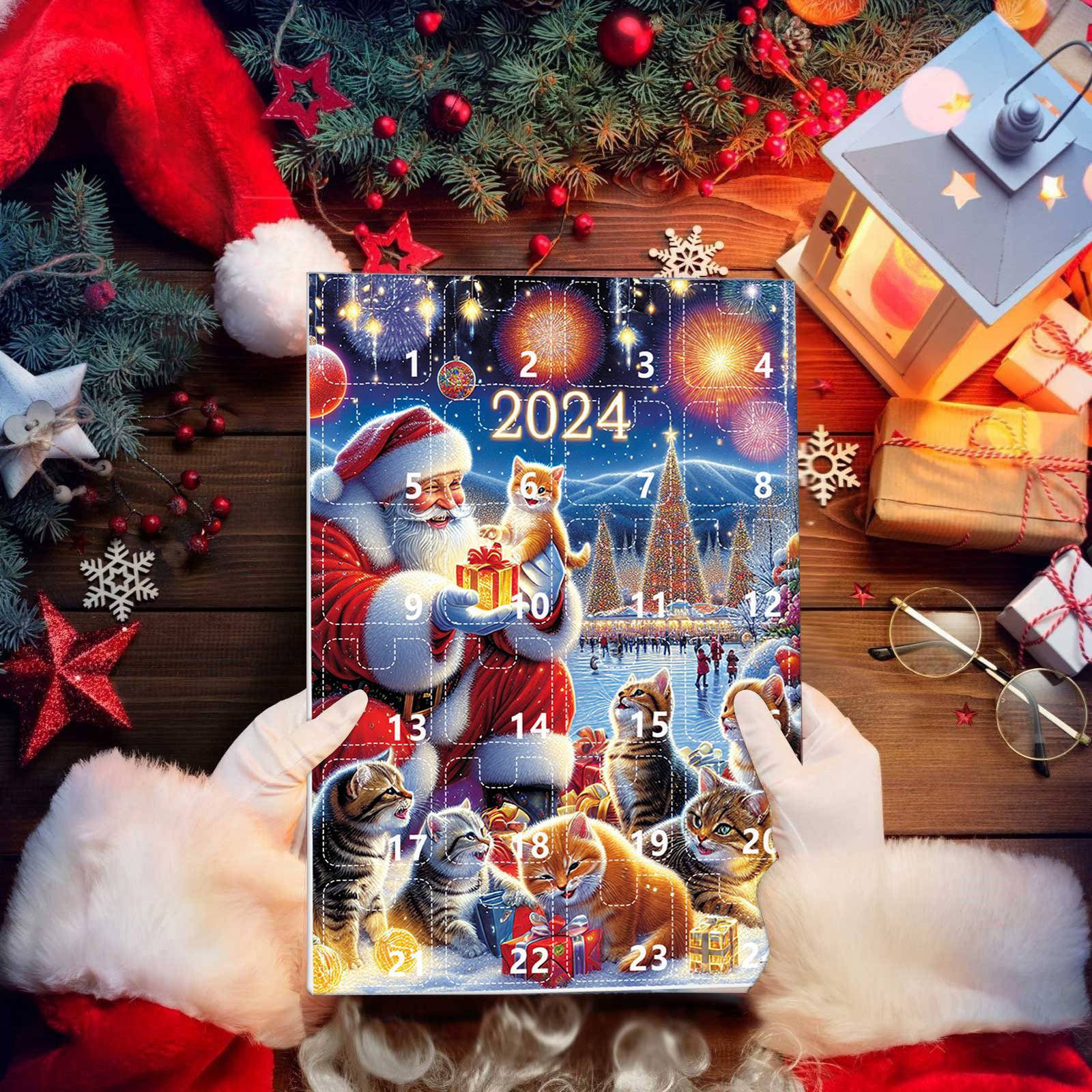 🎅2024 Cat Pendant Christmas Advent Calendar🎁