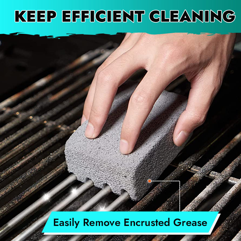 (🔥Last Day Promotion - 50% OFF) Natural Pumice Grill Griddle Cleaning Block (4 PCS)