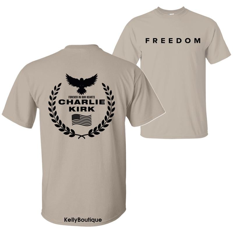 🙏60% OFF For Charlie's Fans - 🎗️🕊️Charlie Kirk Memorial T-shirt