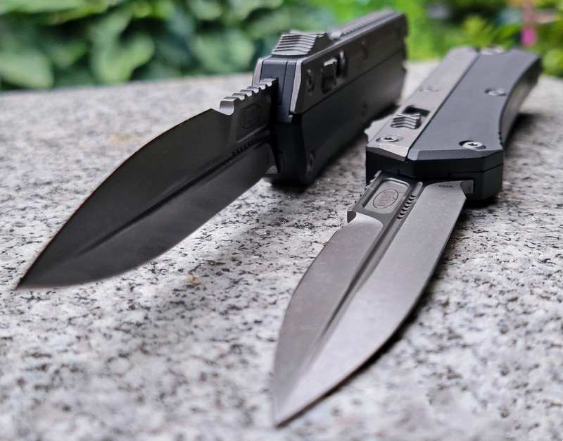 🎁Early Christmas Sale 80% OFF🎄 Glykon OTF Automatic Knife Black Al + Ti (3.75