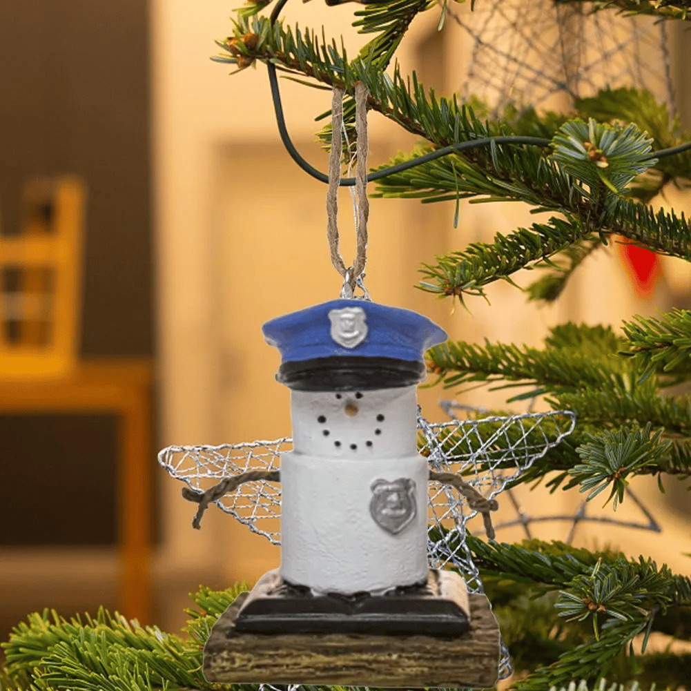 Funny Snowman Christmas Tree Ornament