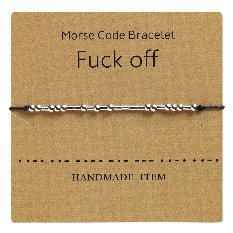 (Hot Sale-Save 50% OFF) Morse Code Bracelet