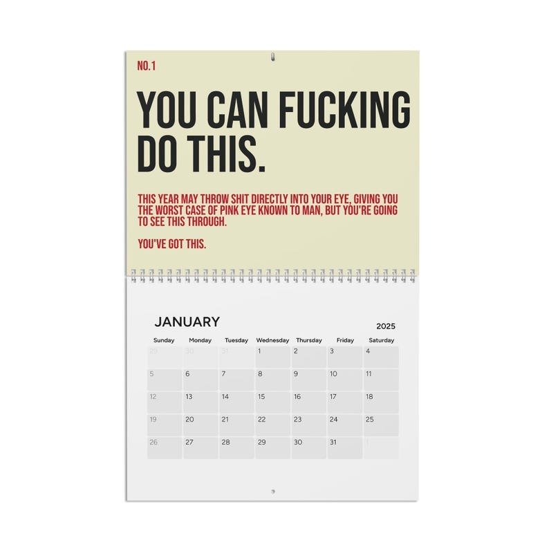 🤣The Year Of Your Fucking Year Calendar-Your Kick-Ass Motivational Calendar