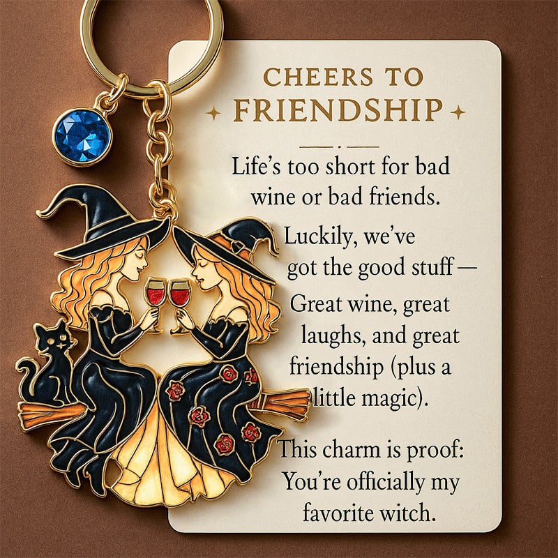 Friendship Witch Keychain