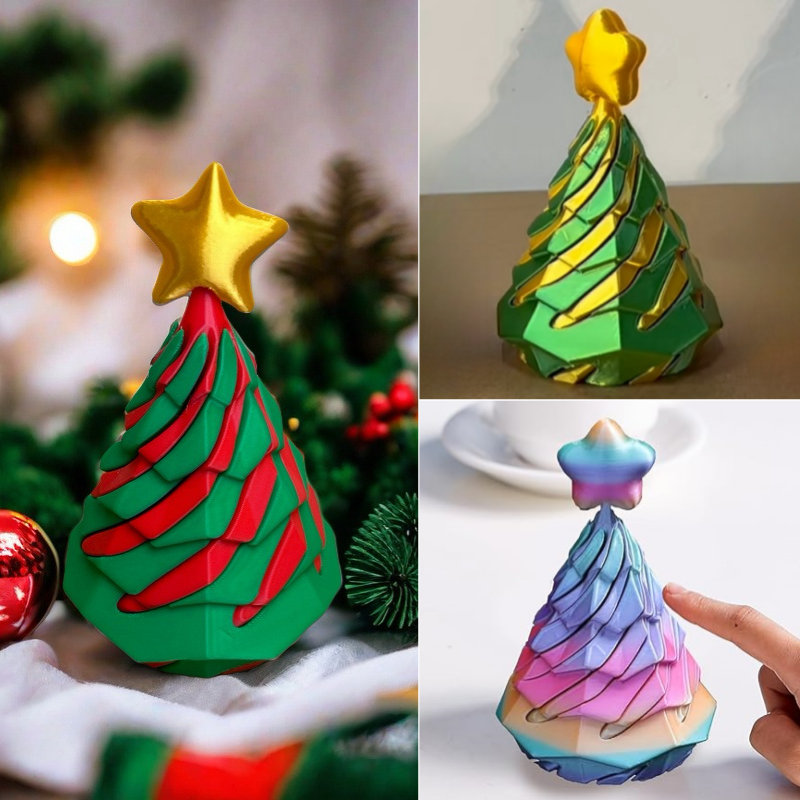 🌲Early Christmas Sale 48% Off🎁3D-Printed Spiral Cone Christmas Tree