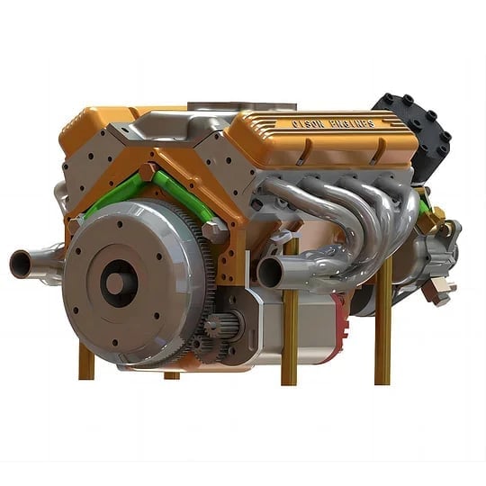 NEW Benzin OHV V8 Kleinblock-Motor Modellkits 4-Takt 44cc wassergek??hlt