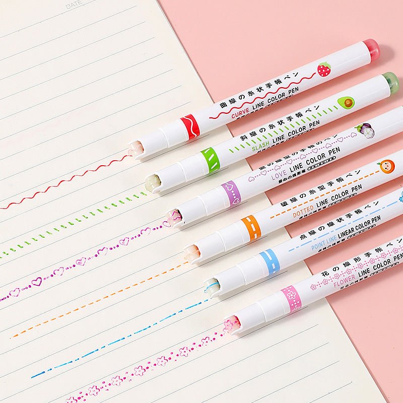 (🔥HOT SALE) Curve Highlighter Pen, Buy 2 Sets Get Extra 10% OFF & Free Shipping