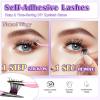 100Pcs Self Adhesive Lash Clusters, No glue, not bond needed!