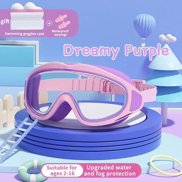 🎁TikTok Last Day Sale - 70% OFF🏊‍♂️ ✨HD children's large frame waterproof and anti-fog swimming goggles