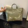 🔥Damen-Einkaufstasche mit Buchstaben-Print👜