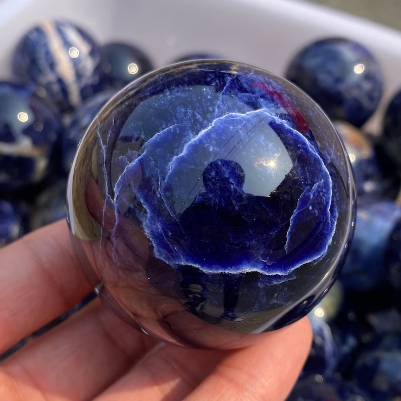 🔥Handmade Planet Natural Sodalite Ball - Buy 2 Free Shipping