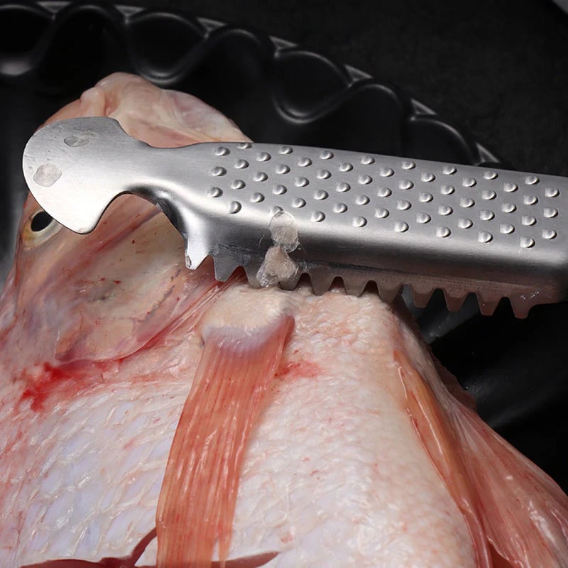 💥LAST DAY SALE 50% OFF💥2-in-1 Stainless Steel Fish Scaler + Ginger Grater