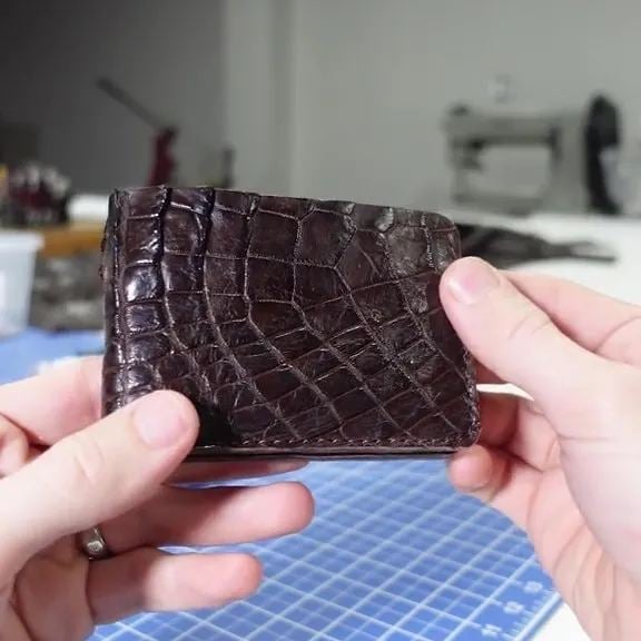 🔥 Handmade Genuine Alligator Pattern Mississippiensis Wallet -Buy 2 Free Shipping