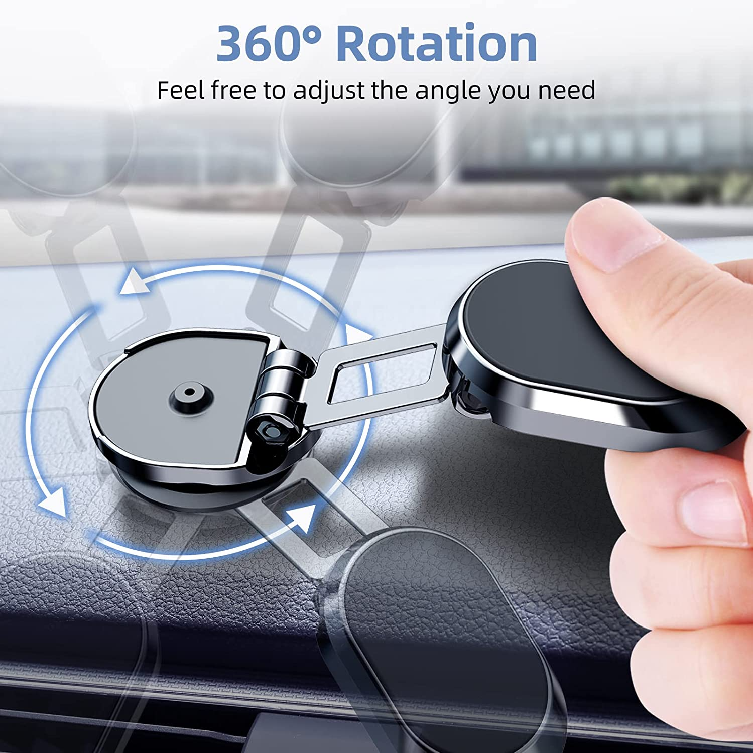(🌲Early Christmas Sale- SAVE 48% OFF) 2022 NEW Foldable Magnetic Car Phone Mount (BUY 3 GET 2 FREE NOW)