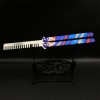 Blunt Blade Stainless Steel Yoru Comb Balisong Butterfly Trainer