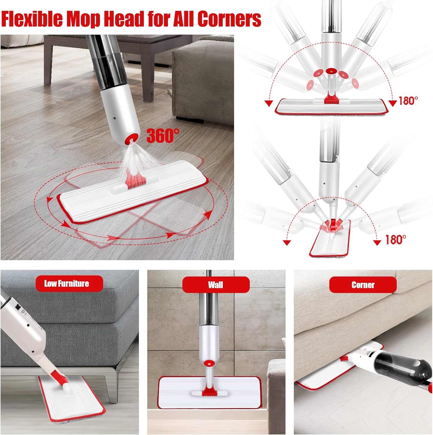 Buy 2 Free Shipping-Stainless steel Spray Mops