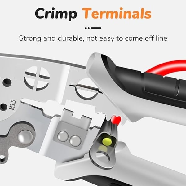 🔥Last Day 70% OFF - 2024 New Multifunctional Elbow Wire Stripping Pliers with a Spring Keychain