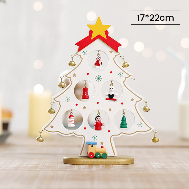 (🎄2022 Christmas Hot Sale- 49% OFF) DIY Wooden Mini Christmas Tree Set-Buy 4 Get Extra 20% OFF