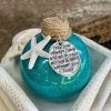 Glass May You Always Have A Shell In Your Pocket Beach Glittered Ornament