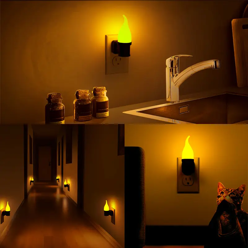 ✨Last Day Promotion - 70% OFF🎁🎄Flameless Candle Sensor Nightlight