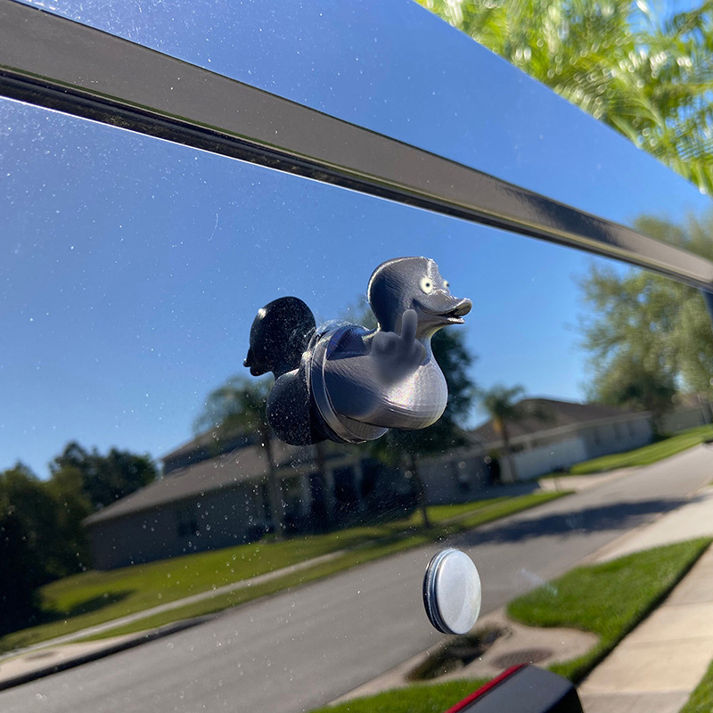 🔥Last Day Promotion - 60% OFF🎁🚗💦 Meet the Ultimate Car Accessory: The Fun Middle Finger Spraying Duck! 🦆💥