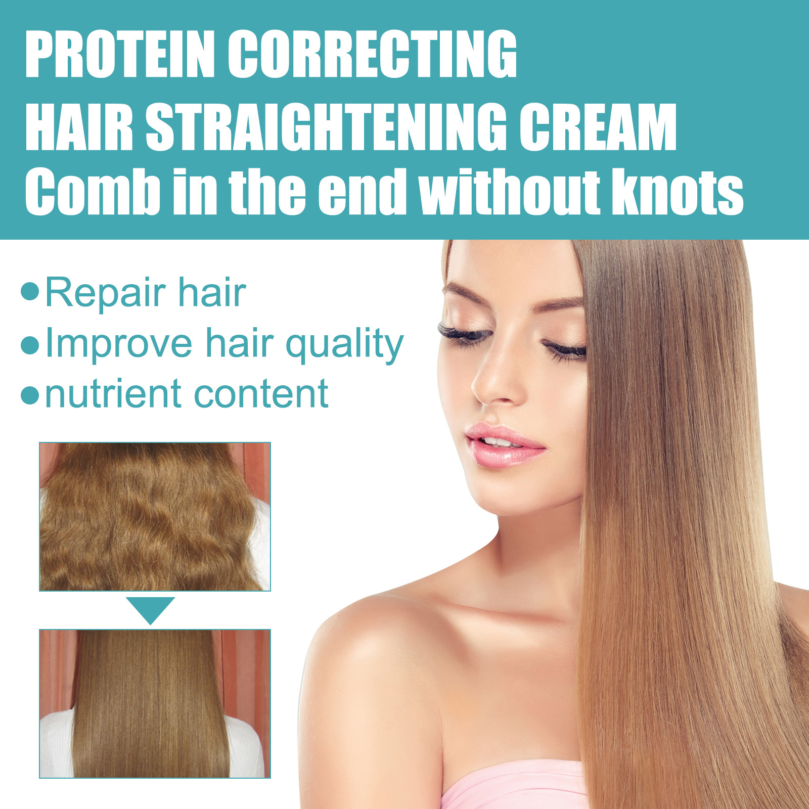 🔥 Last Day Promotion 49% OFF 🔥 - Keratin Treatment Hair Straightening Cream