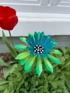🎖️July 4th Flash Sale: 70% OFF Sitewide! 🌻Zinnia Metal Garden Stake🌼 Yard Decoration, Metal Art🪴