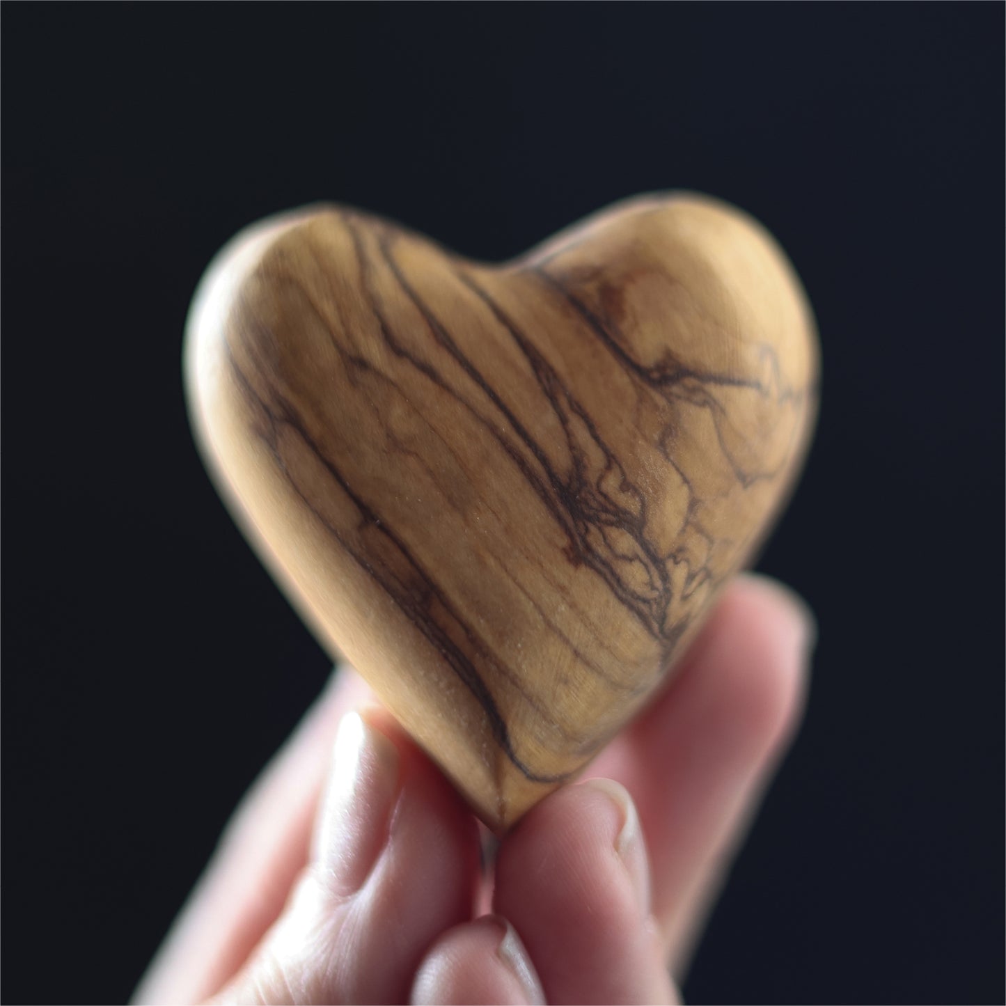 The Holy Land Handmade Wood Craft Hearts