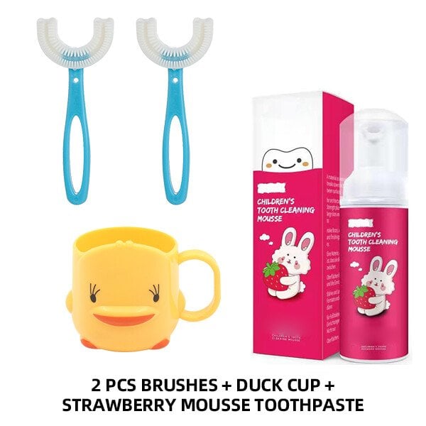 BUY 2 GET 1 FREE🎁360° Kids U-Shaped Toothbrush