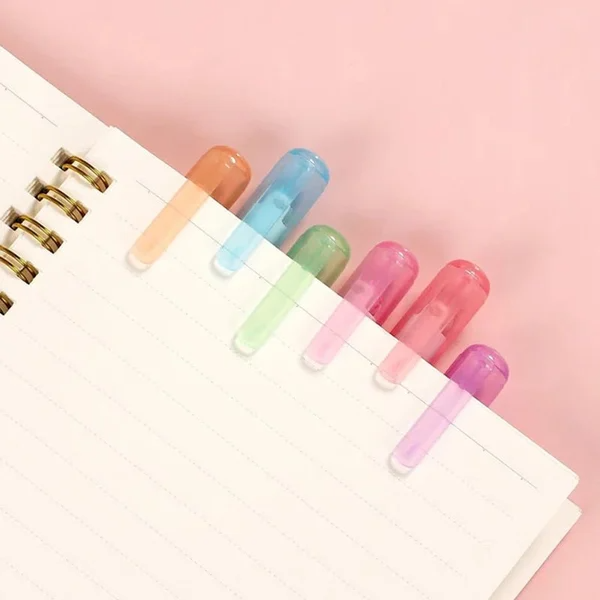 (🌲Early Christmas Sale- SAVE 48% OFF)6 Pcs Set Curve Highlighter Pen(buy 2 get 1 free now)