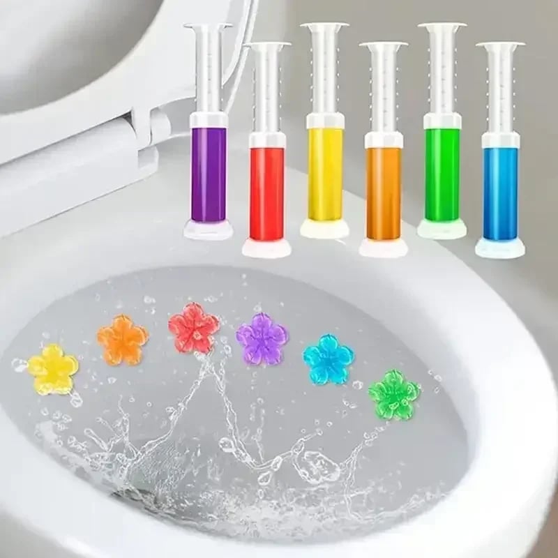🔥Hot Sale 49% OFF🚽84 Flowers Toilet Cleaner Gel Stamp