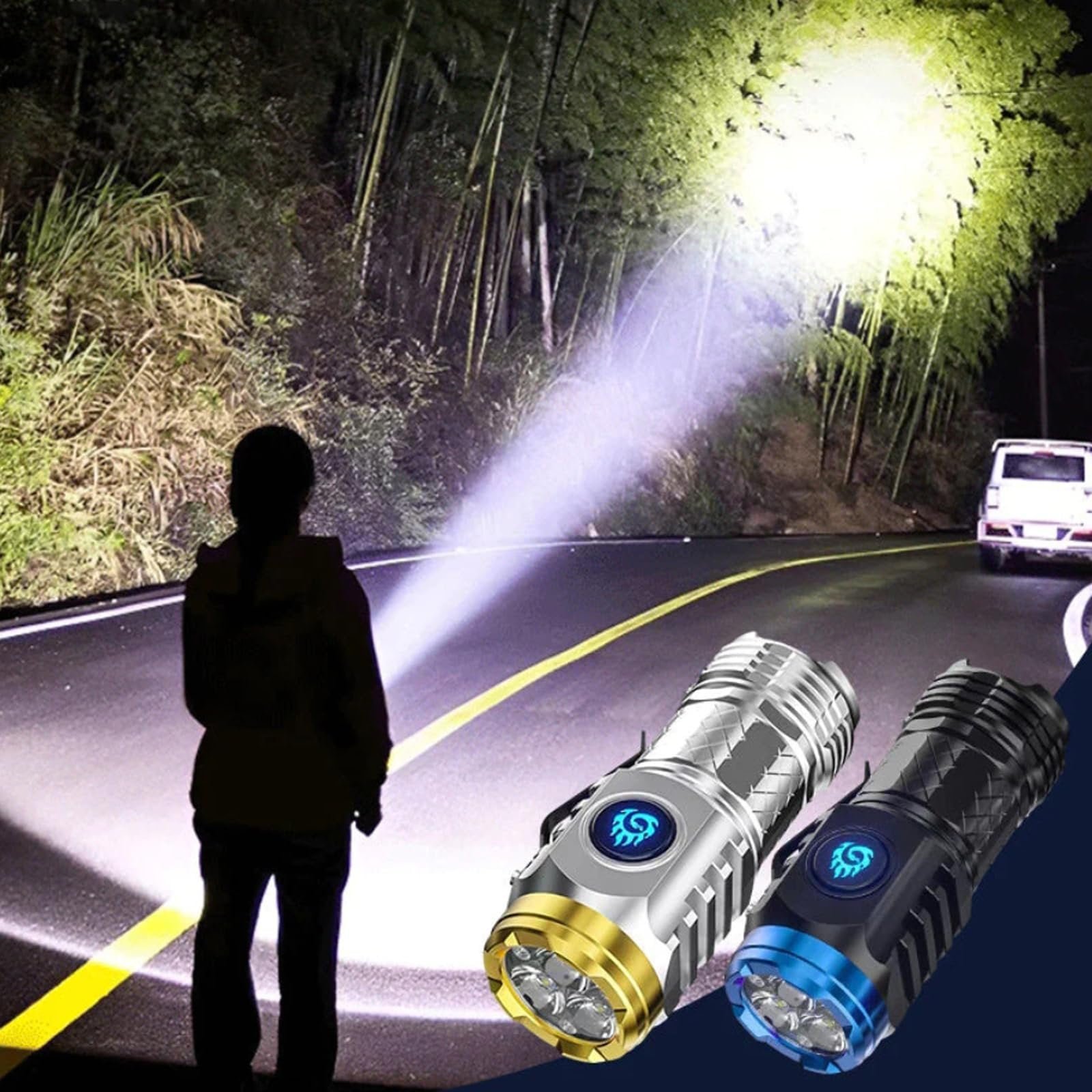🔥Neujahr Hot Sale🔥Mini Flash Super Power Flashlight