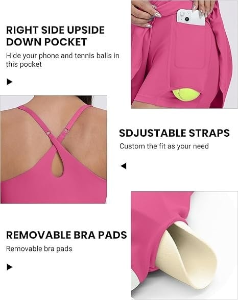 🎁Last Day🔥The Ultimate Tummy Control Backless Active Dress -Made for Movement & Easy Bathroom Breaks