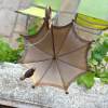 Umbrella Shaped Bird Feeder, Metal Garden Decoration for Hummingbirds, Bees, Butterfly