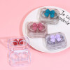 (Mother's Day Sale- 48% OFF) Bow Ribbon Contact Lens Case Set- BUY 4 FREE SHIPPING