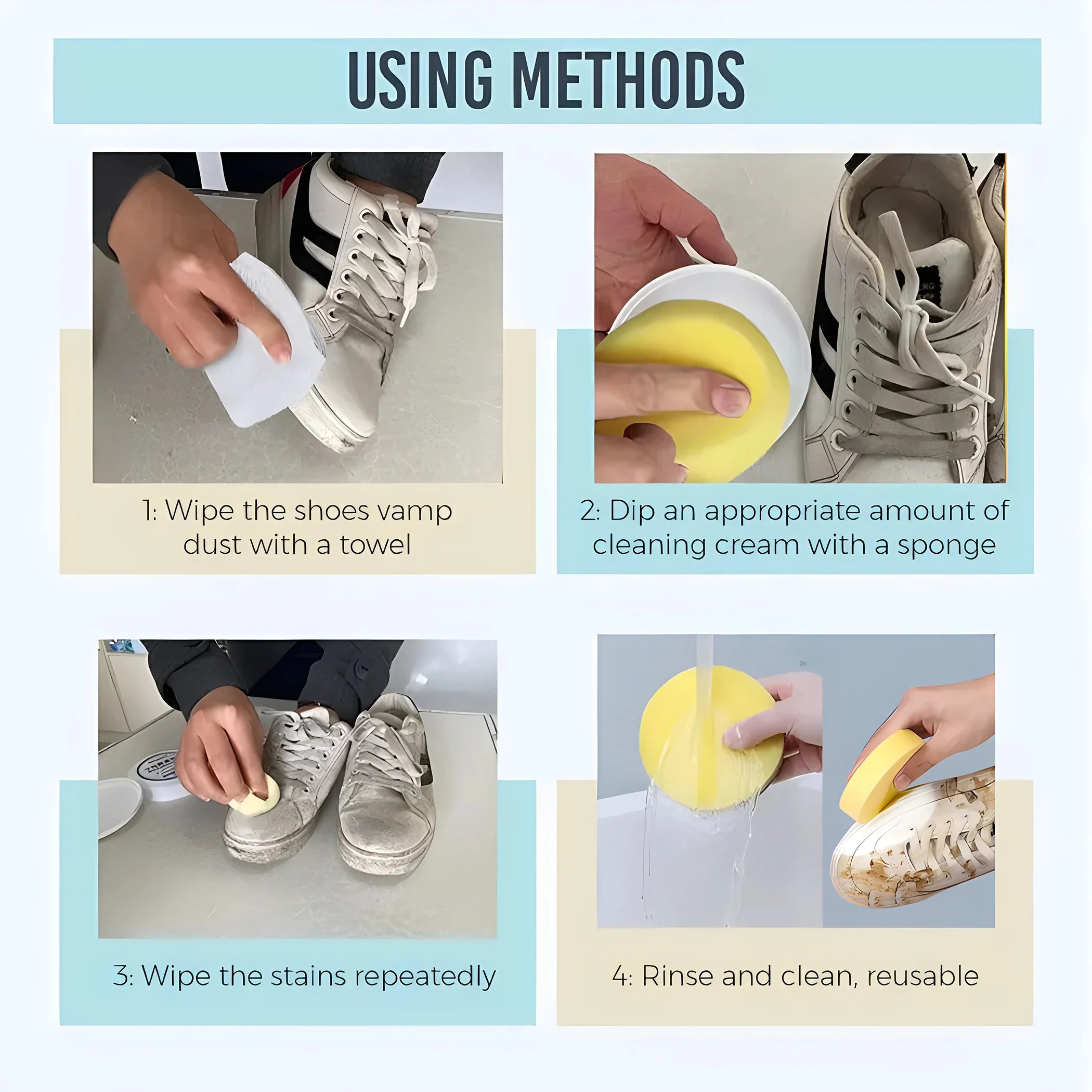 🔥Last Day Promotion 70% OFF💥White Shoe Cleaning Cream