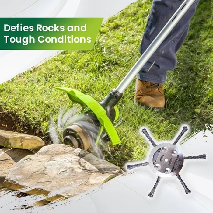 🔥BUY 2 GET 1 FREE👨‍🌾 6 inch Steel Wire Brush Cutter Trimmer Head