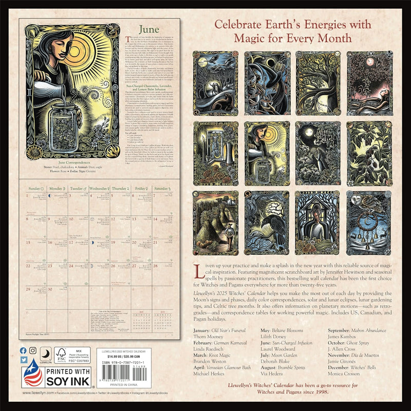 🎄Christmas Sale 45% OFF--🧙‍♀2025 Witches' Calendar