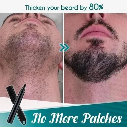 (🎄EARLY CHRISTMAS SALE - 50% OFF) 🎁Waterproof Beard Filling Pen Kit, Buy 3 Get 2 Free & FREE SHIPPING ONLY TODAY