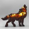 Wooden Animal Statue Lamp