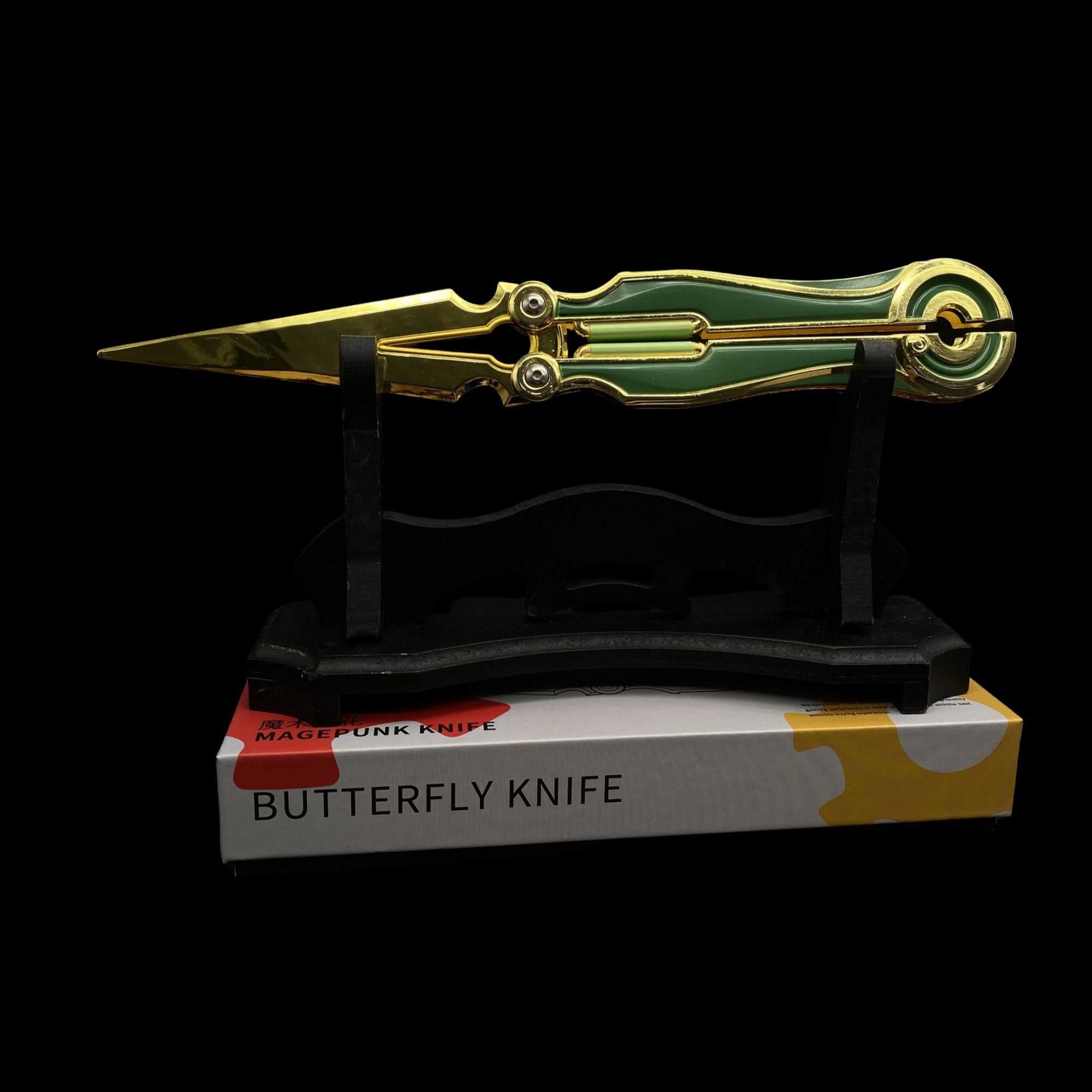Metal Magepunk 3.0 Sparkswitch Knife Dull Blade Replica For Display