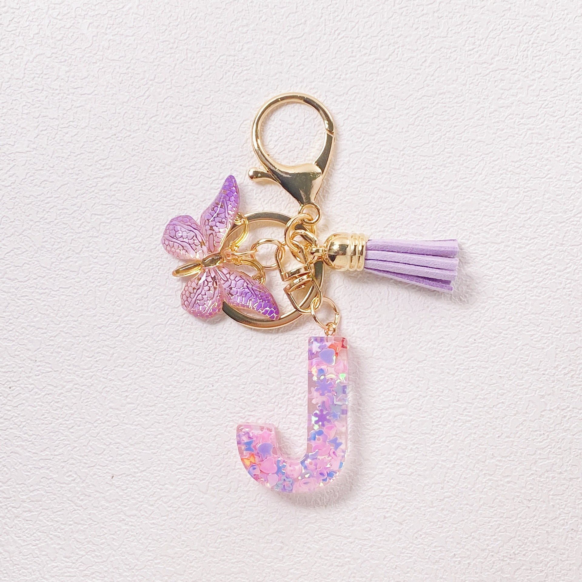 🎄TikTok Christmas Sale - 70% OFF🎄Initial Letter Keychains🦋