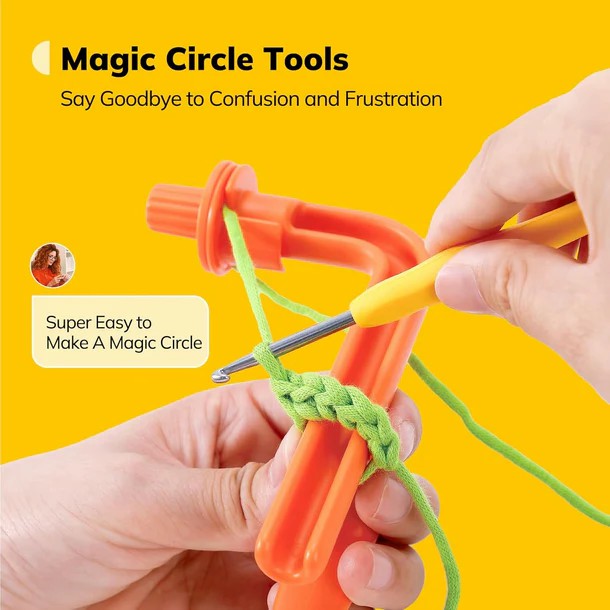 Crochet Comfort Tool - Yarn Guide & Tension Regulator