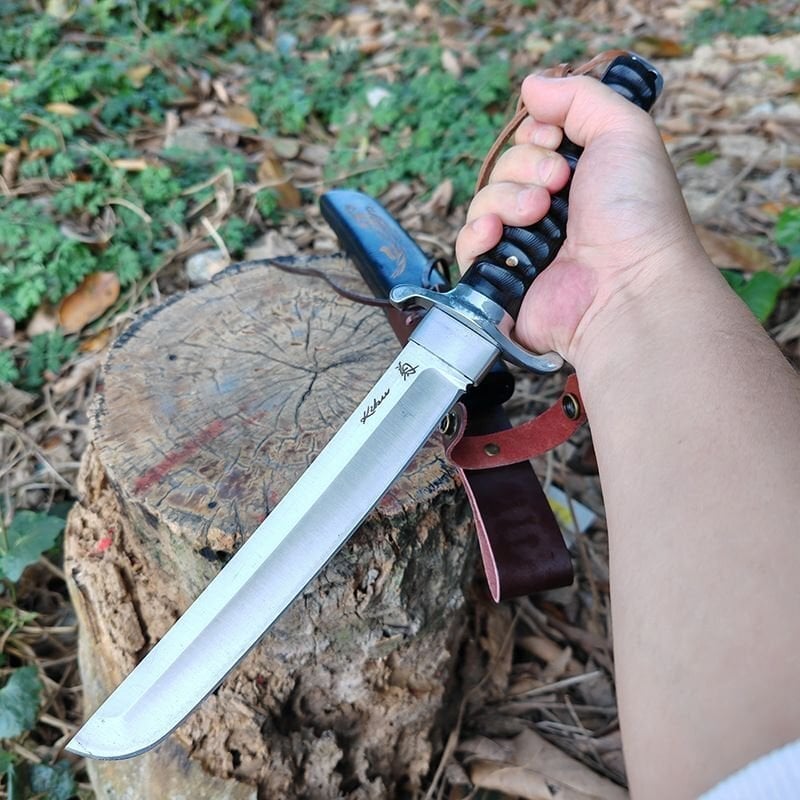 High Quality Outdoor Knife with Scabbard -EDC Portable Camping Survival Knife
