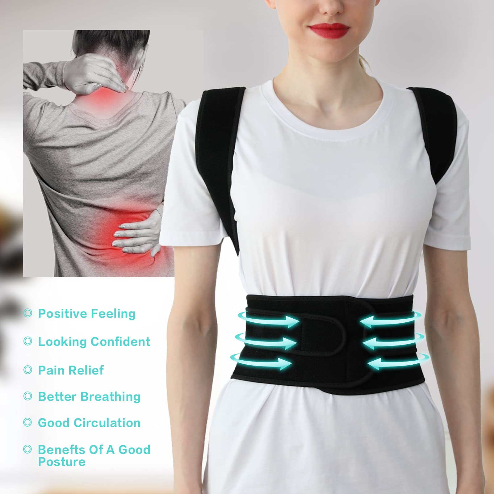 🔥Last Day Promotion 70% OFF-🔥-Posture Corrector for Women and Men