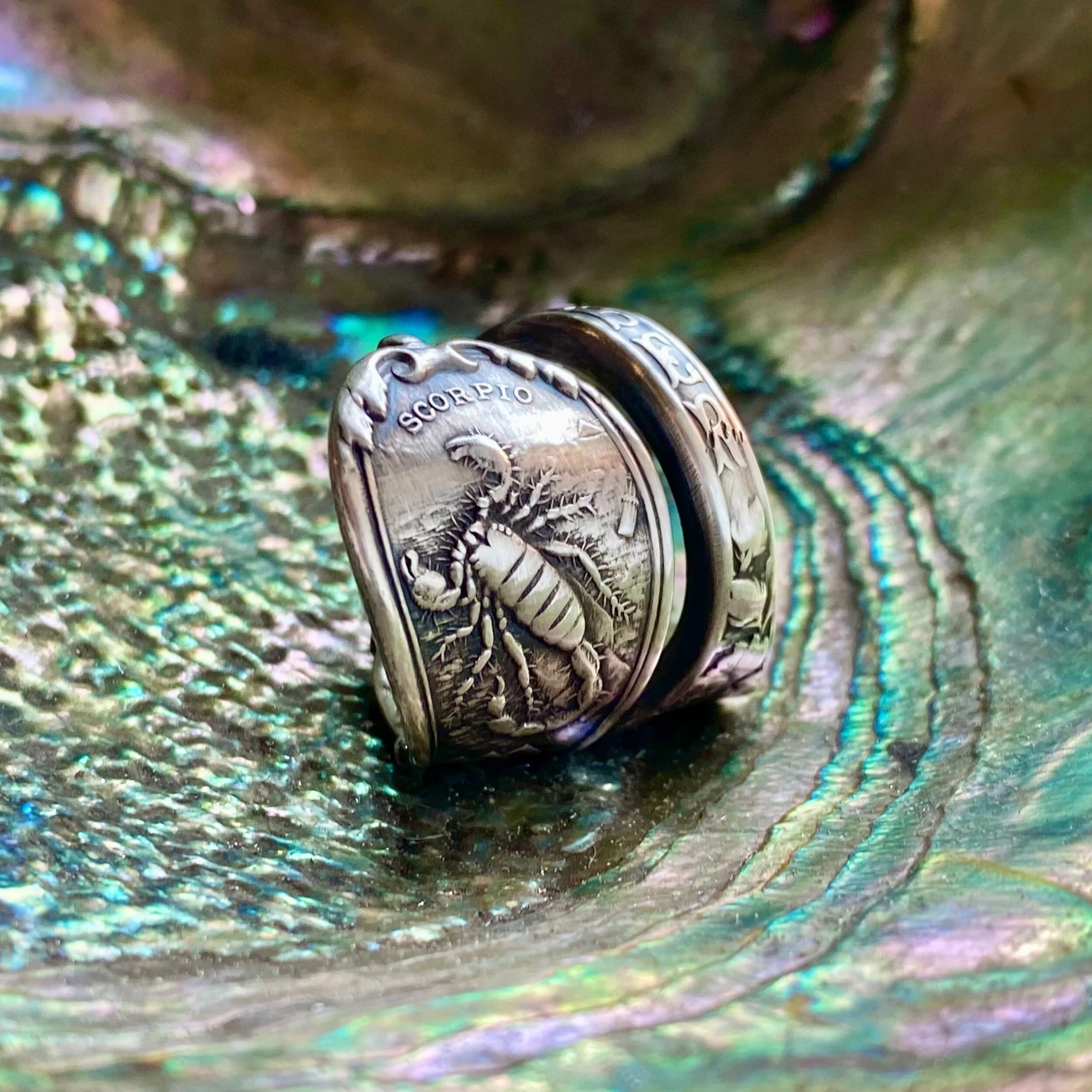 🔥LAST DAY 60% OFF✨Handcrafted Sterling Silver Spoon Ring - Made from Authentic Vintage Silver